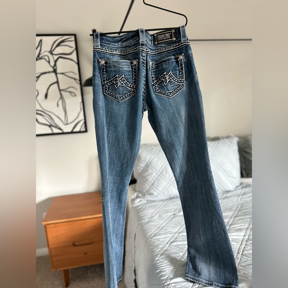 Miss Me Bootcut Denim Jeans - Picture 2 of 15
